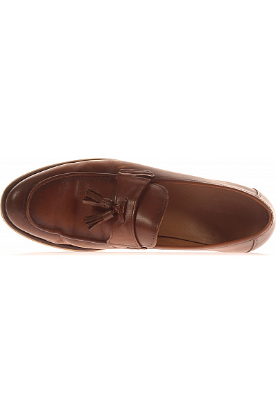 Kazar Pánské Boty Kožené Hnědé Vel. 42