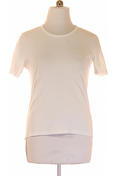 Pánské Tričko Bílé Hugo Boss