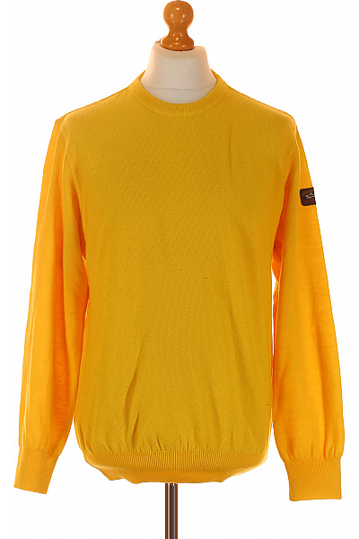 Paul&shark Pánský Pulovr Vlněný Žlutý Vel. M