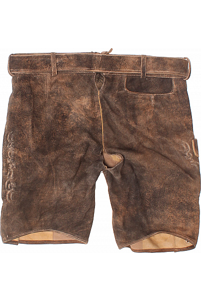 Stockerpoint Pánské Kraťasy Kožené Hnědé Vel. 48