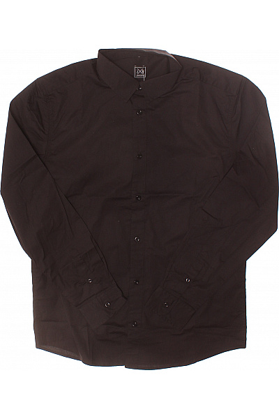 Pánská Košile Jednobarevná Černá