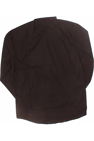 Pánská Košile Jednobarevná Černá