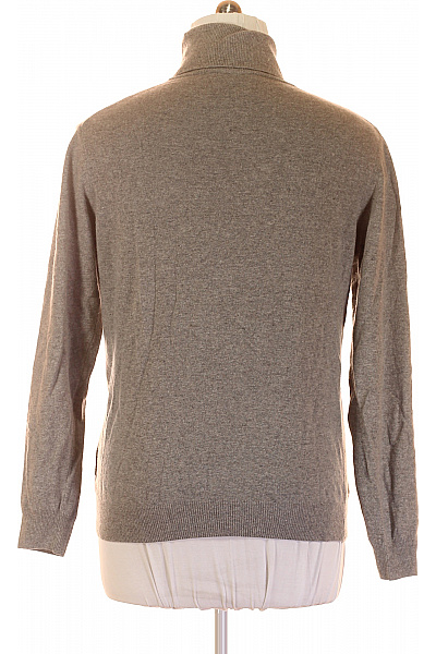 Pánský Svetr Vlněný Šedý Second hand