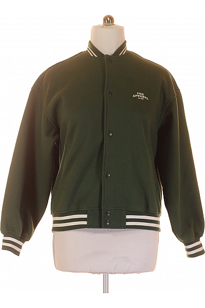 Pánský Kabát Zelený Vel. M