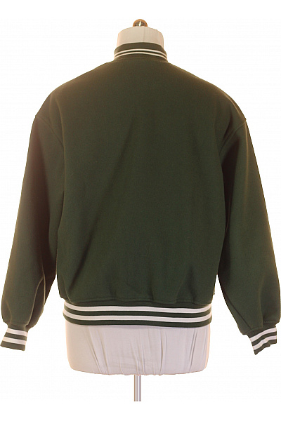 Pánský Kabát Zelený Vel. M