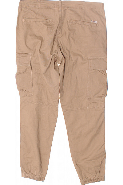 Pánské Kalhoty Béžové JACK & JONES Vel. 36/32