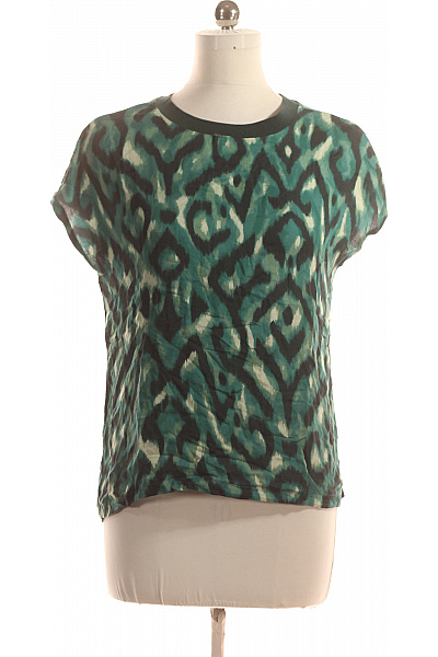 Jednoduché Dámské Tričko Zelené Street One Second Hand Vel.  38