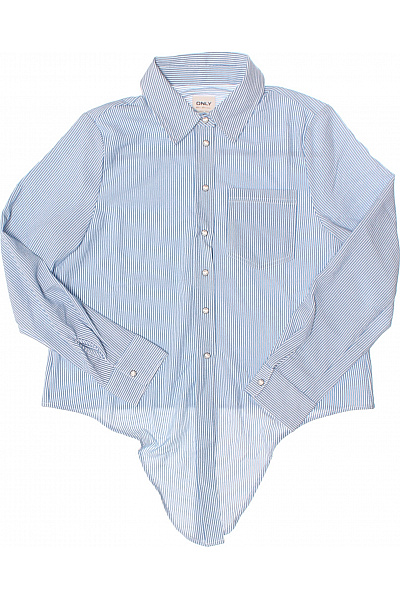 Vzorovaná Dámská Košile Modrá ONLY Second hand Vel. S