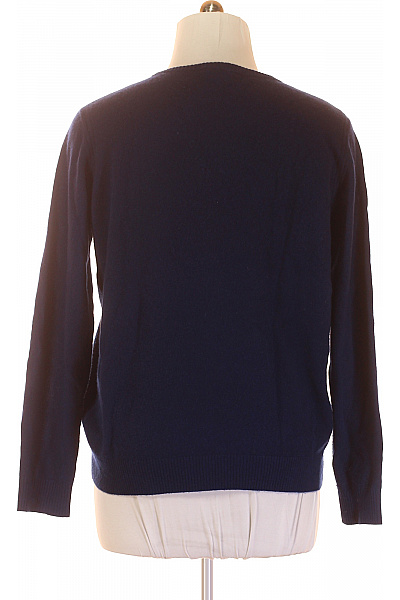 Pánský Pulovr Kašmírový Modrý Vel. XXL