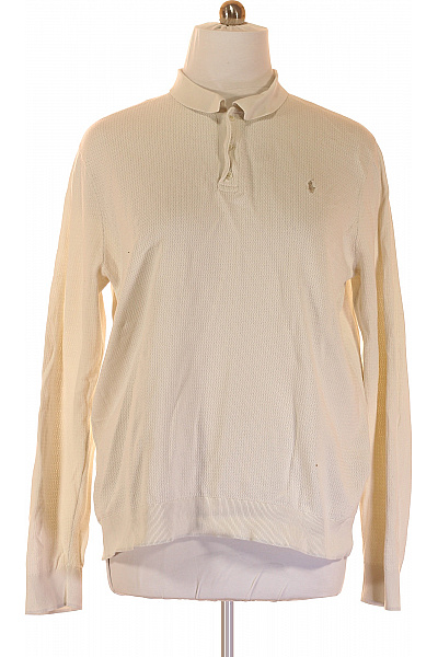 Ralph Lauren Pánský Pulovr Bílý Vel. XL