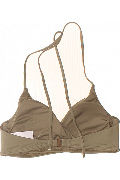 khaki plavková podprsenka s průstřihy a zavazováním Velikost 38 | Unimoda | obrázek 2