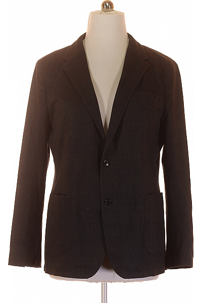 Společenské Pánské Sako Šedé Second hand Vel. 56