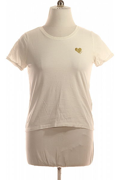 Dámské Tričko Bílé ONLY Vel. L