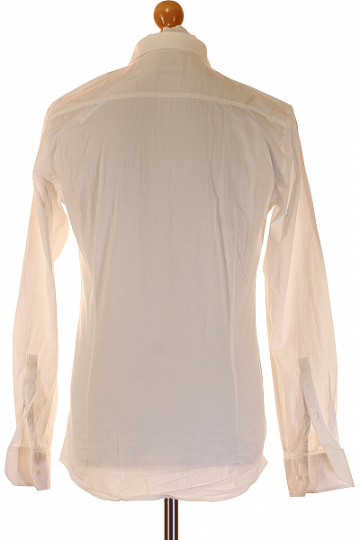 Hugo Boss Pánská Bílá Košile Dlouhý Rukáv Elegantní Business Slim Fit Vel. 38 | Hugo Boss | obrázek 3