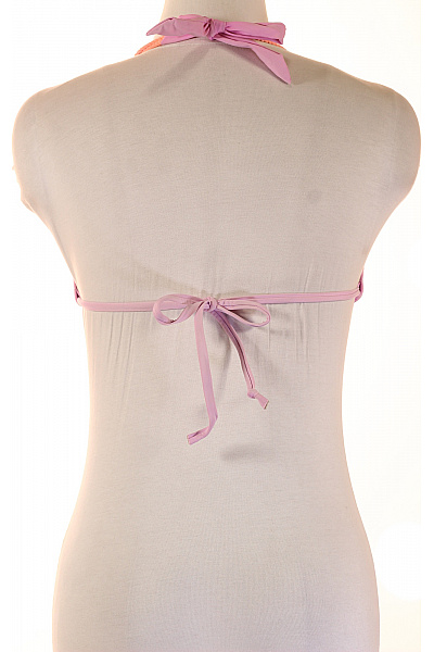 růžové dámské plavky trojúhelníkové za krk na zavazování moderní | Unimoda | obrázek 3