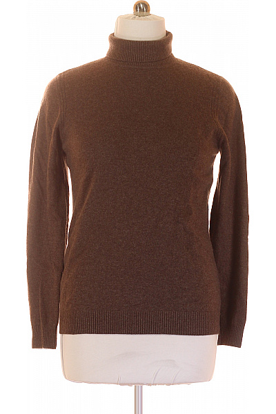 Pánský Svetr Kašmírový Hnědý Second Hand Vel. M