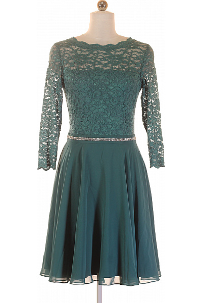 Šaty Zelené Swing Vel. 36