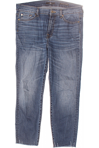 Boyfriend Dámské Džíny Modré 7 For All Mankind Vel. 32