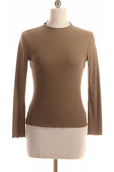 ONLY Dámské Tričko Hnědé Second hand Vel. M