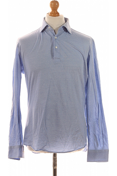 Seidensticker Pánské Tričko s Límečkem Modré Vel. M | Seidensticker | obrázek 2