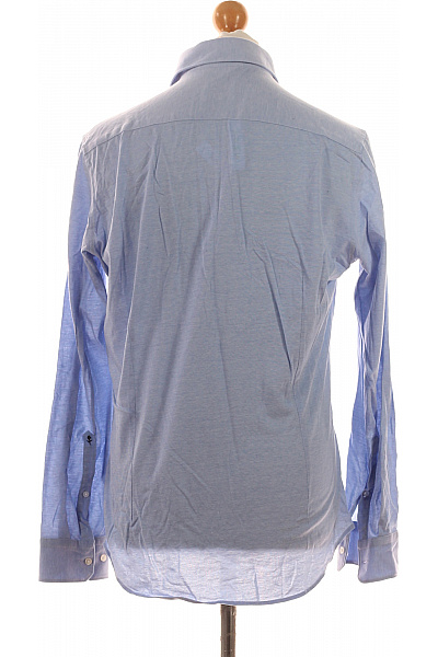 Seidensticker Pánské Tričko s Límečkem Modré Vel. M | Seidensticker | obrázek 3