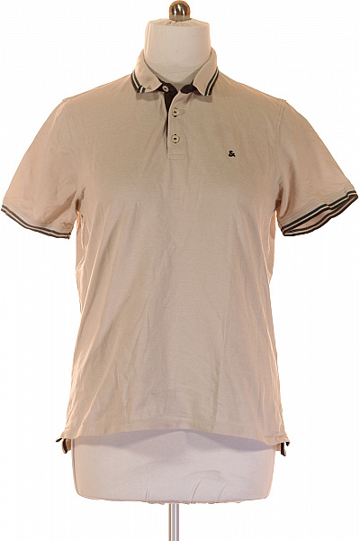 JACK & JONES Pánské Tričko Béžové Vel. XXL