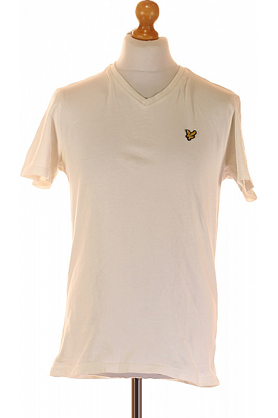 Lyle & Scott Pánské Tričko Bílé Vel. M