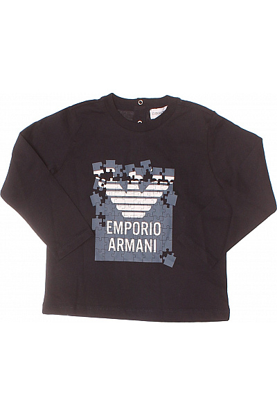 ARMANI Kojenecké Tričko Modrý