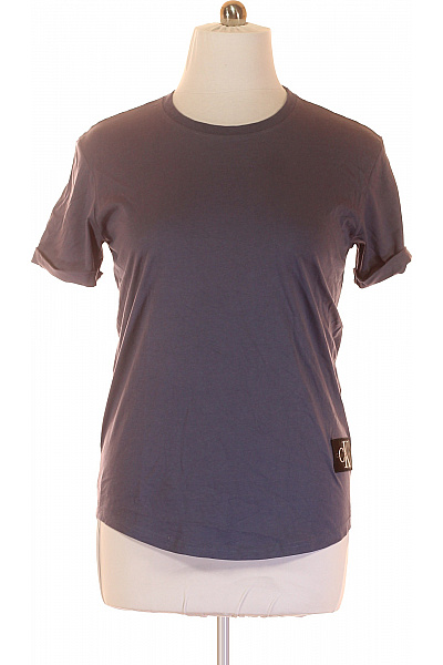 Dámské Tričko Modré Calvin Klein Vel. L