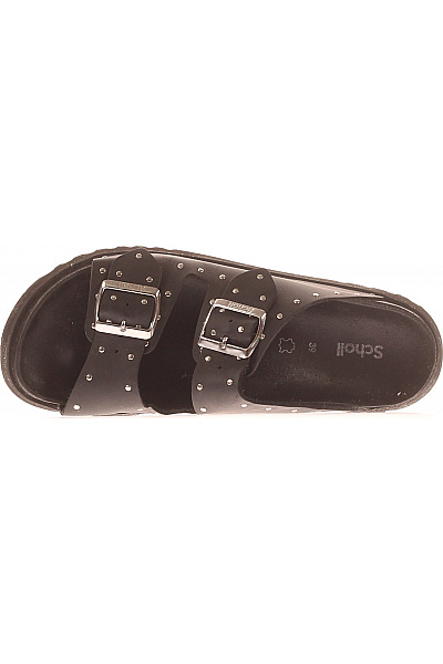 Scholl Dámské Boty Kožené Černé Second hand Vel. 39