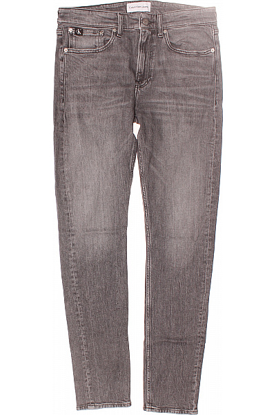 Pánské Džíny Šedé Calvin Klein Second Hand Vel. 31/34