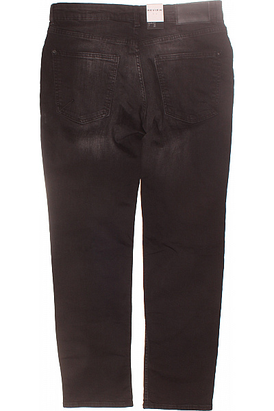 Pánské Rovné Džíny Černé REVIEW Second hand Vel. 32/30