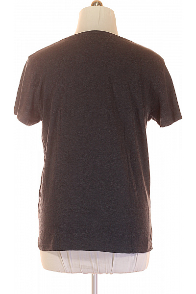 Jednoduché Pánské Tričko Modré Vel. XXL