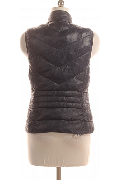 VERO MODA Teplá Dámská Vesta Modrá Second hand Vel.  M