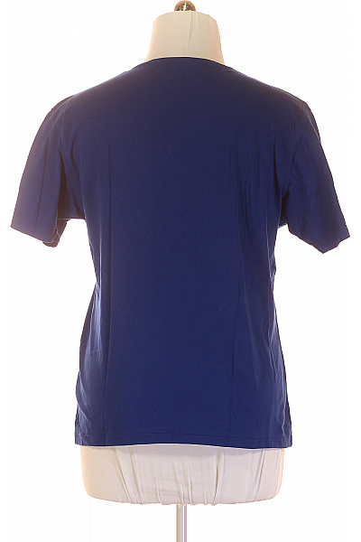 Pánské Tričko s Potiskem Modré Crosshatch Vel. XL