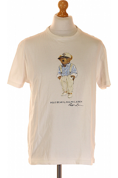 Ralph Lauren Pánské Tričko Bílé Vel. M