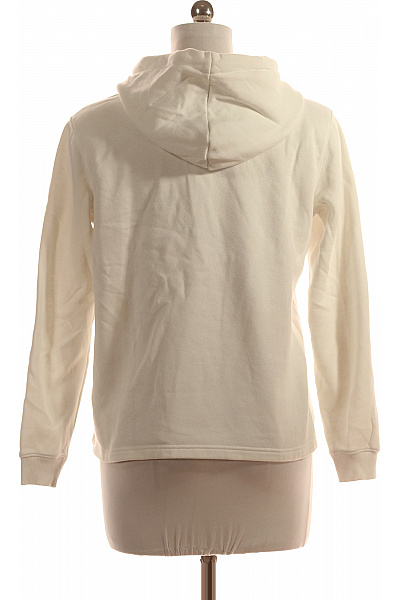 Calvin Klein Dámská Mikina Bez Zapínání Bílá Vel. M