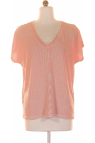 ONLY Jednoduché Dámské Tričko Červené Vel. S