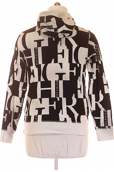 TOMMY HILFIGER Pánská Mikina Bez Zapínání Černobílá Vel. M