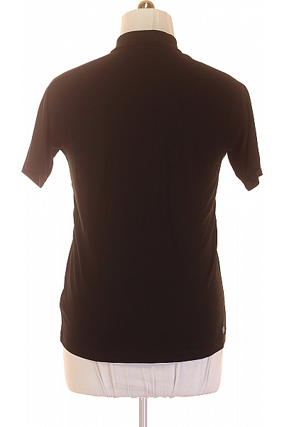 LACOSTE Pánské Tričko s Límečkem Černé Vel. M