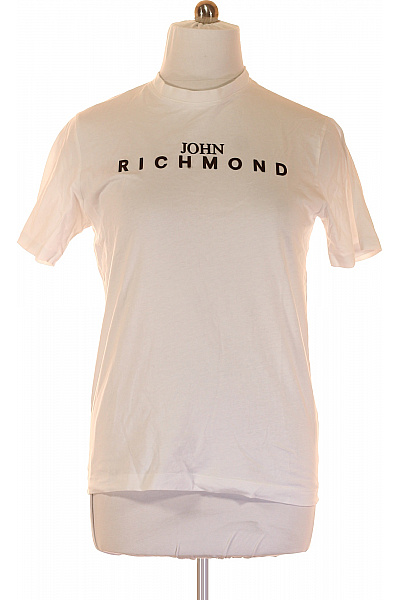 Richmond Pánské Tričko Bílé Second hand Vel. L