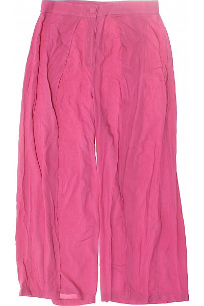 TRENDYOL Dámské Kalhoty Letní Růžové Vel. 40