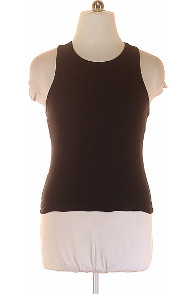 Dámské Tričko Černé PIECES Second hand Vel. L