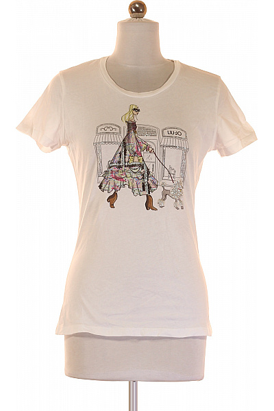 Dámské Tričko s Potiskem Bílé LIU JO