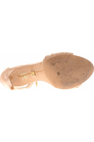 Kazar Dámské Boty Kožené Béžové Vel. 37