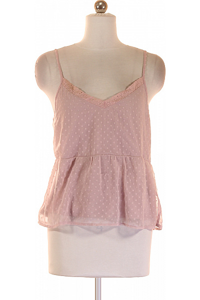 Dámské Tričko Růžové Second hand Vel. 38