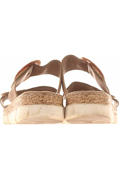 Dámské Pantofle Hnědé RIEKER Vel. 39