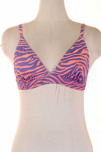 venice beach Dámské plavky trojúhelníkové tygrové fialové oranžové Vel. 38C/D | venice beach | obrázek 2