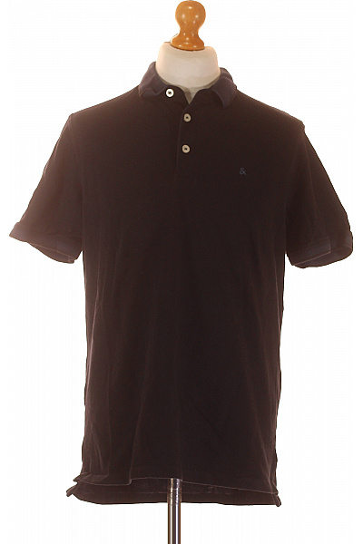 Pánské Tričko Černé JACK & JONES Vel. XXL