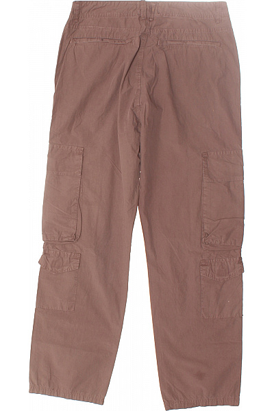 Pánské Kalhoty Kapsáče Hnědé BRAVE SOUL Second hand Vel. 32